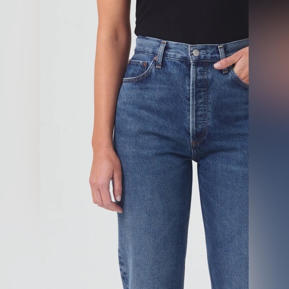 AGolde 90’s Pinch Waist High Rise Straight size 34 NWT - Picture 4 of 16